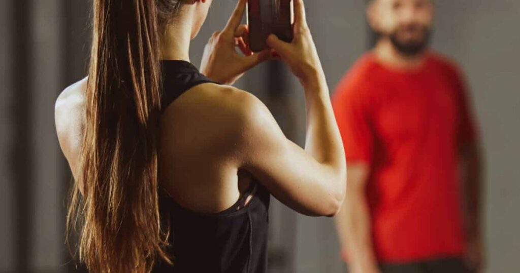 Taking progress photos is a powerful way of showing fitness improvement