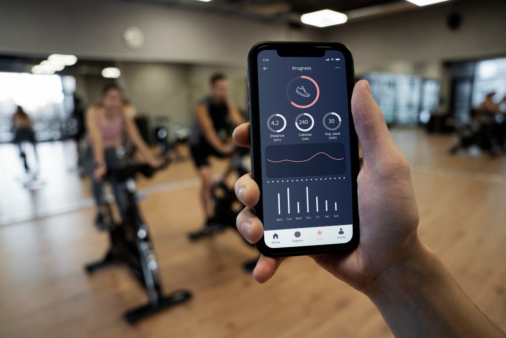 Using a fitness app like MyFitnessPal can help track your fitness progress