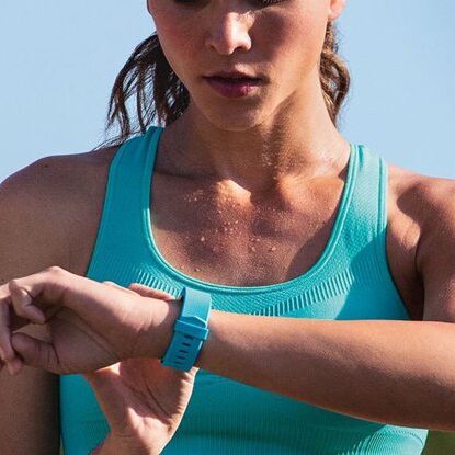Track your fitness progress using a wearable fitness tracker